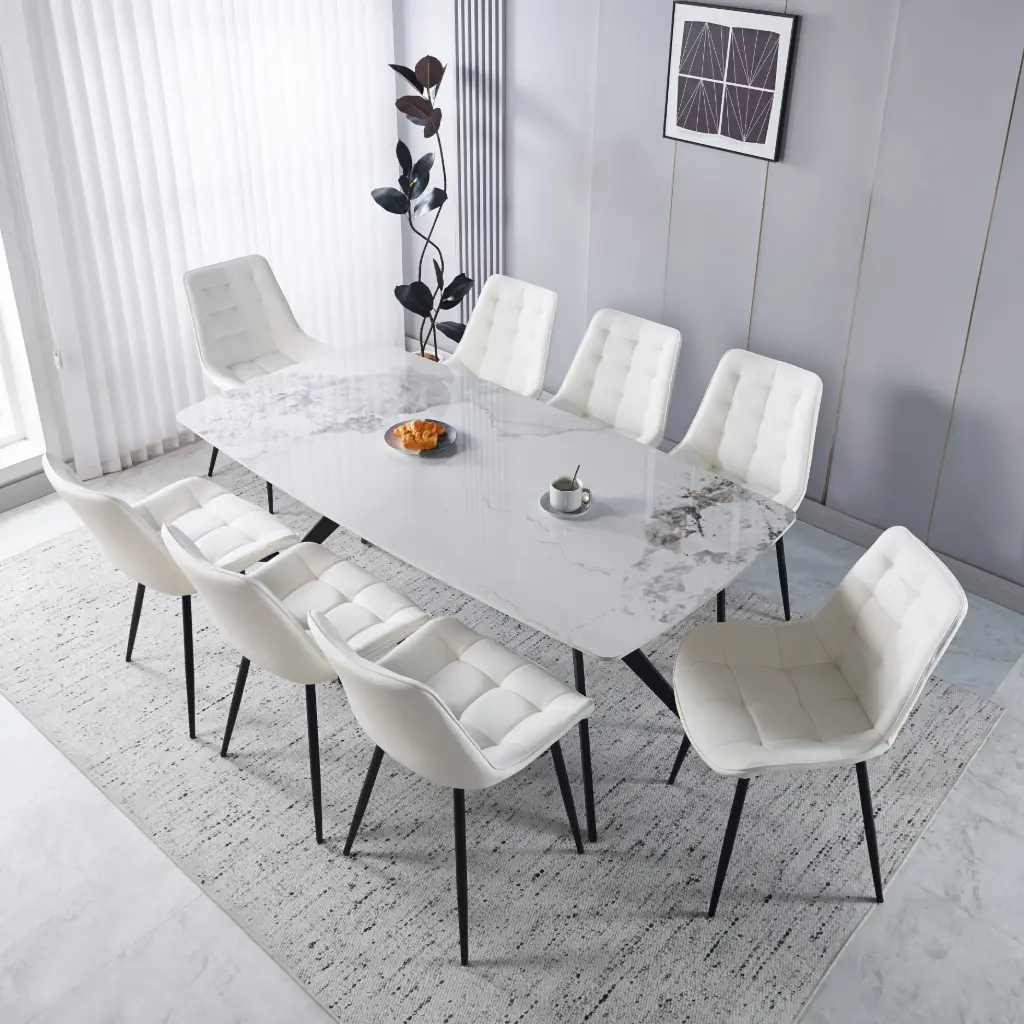 Dining Table + 8 Chairs