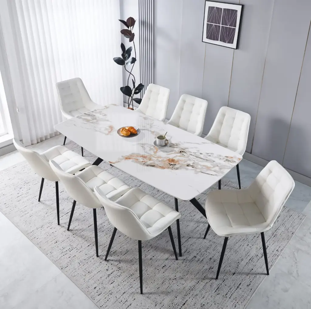 Dining Table + 8 Chairs
