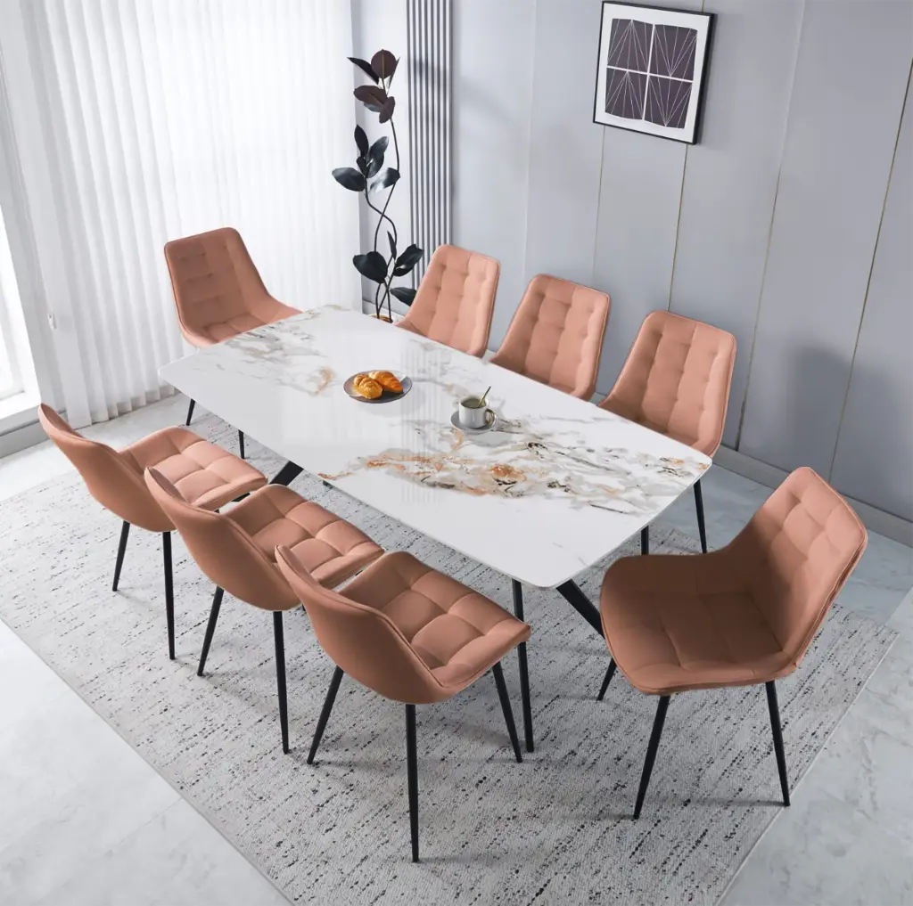 Dining Table + 8 Chairs