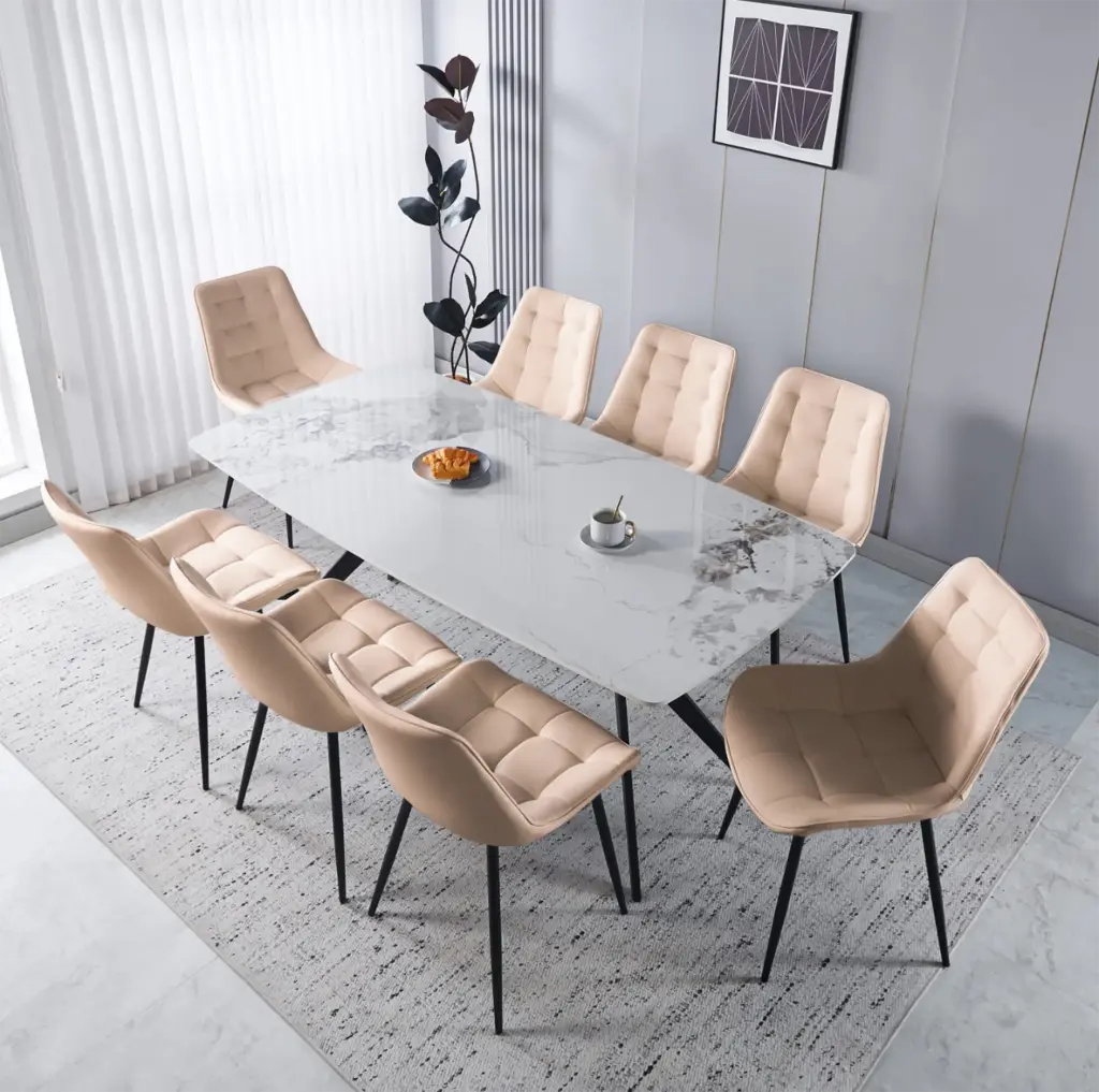 Dining Table + 8 Chairs