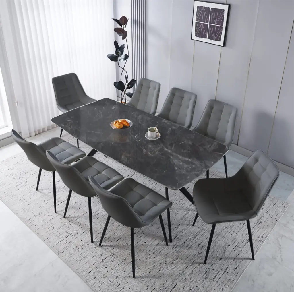Dining Table + 8 Chairs