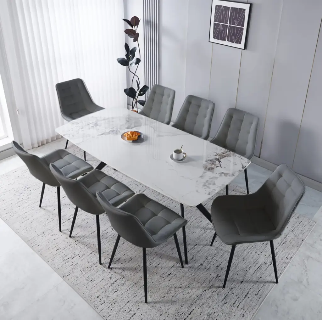 Dining Table + 8 Chairs