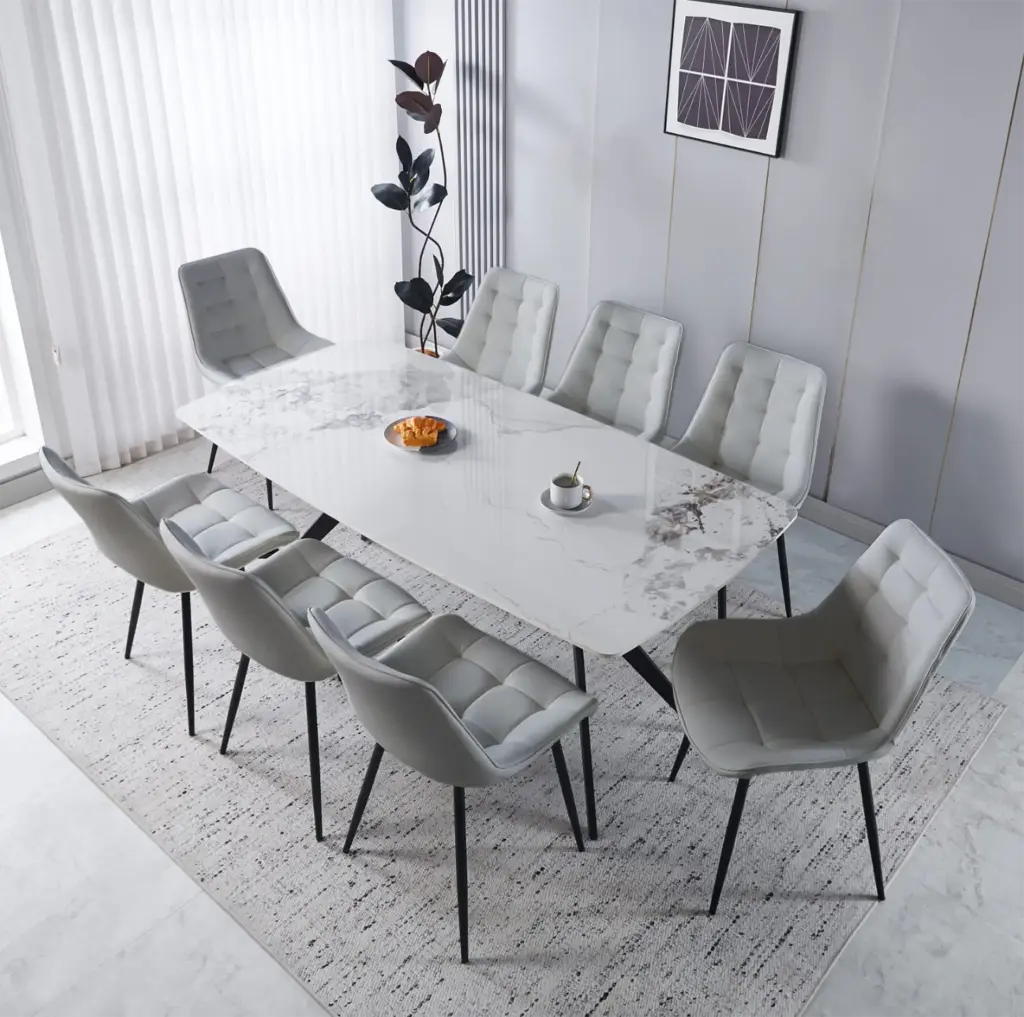 Dining Table + 8 Chairs