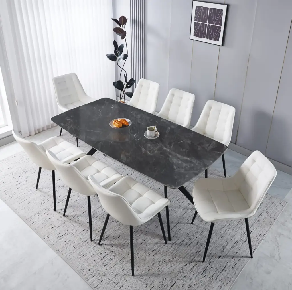 Dining Table + 8 Chairs
