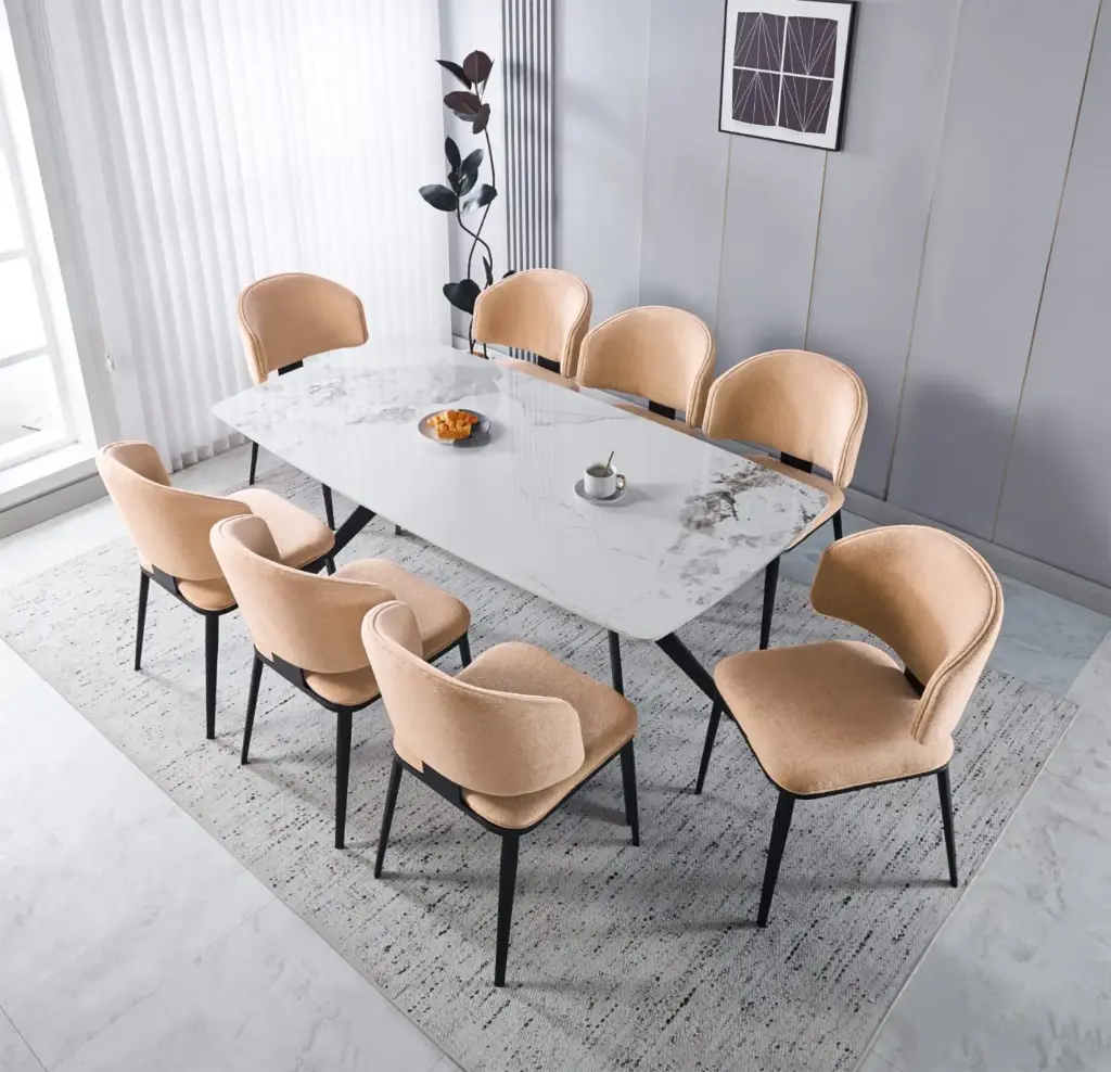 Dining Table + 8 Chairs