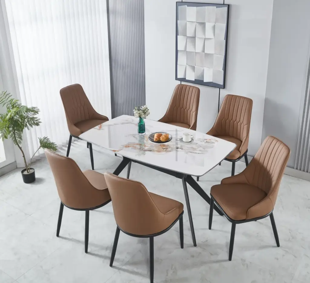 طاولة طعام + 6 كراسي