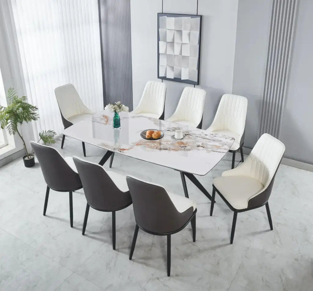 Dining Table + 8 Chairs