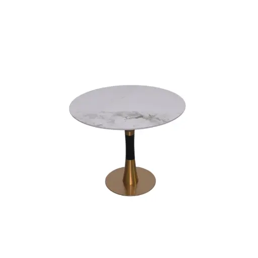 [CHEN-DT-S8080-GoldQ] طاولة طعام سييرا 80 سم