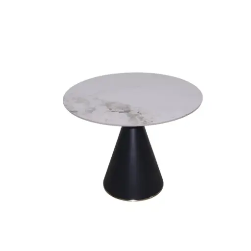 [CHEN-DT-R8080-BlackQ] Sierra Dining Table 80cm 