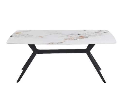 [HY-DT6015-LFC01-180CMQ] Noir Dining Table 180cm