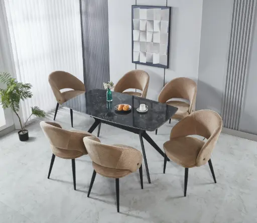 طاولة طعام + 6 كراسي