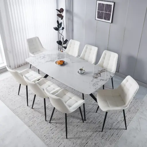 Dining Table + 8 Chairs
