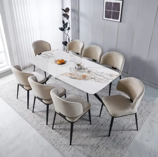 Dining Table + 8 Chairs