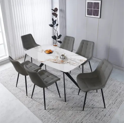 Dining Table + 6 Chairs