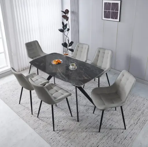 Dining Table + 6 Chairs