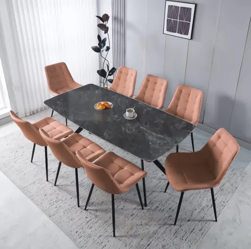Dining Table + 8 Chairs
