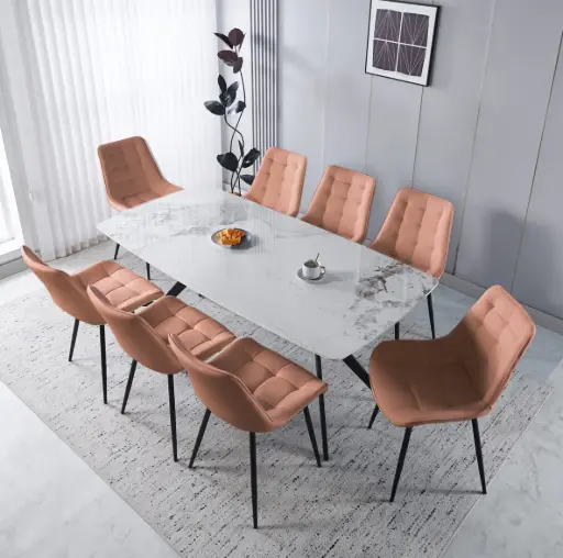 Dining Table + 8 Chairs