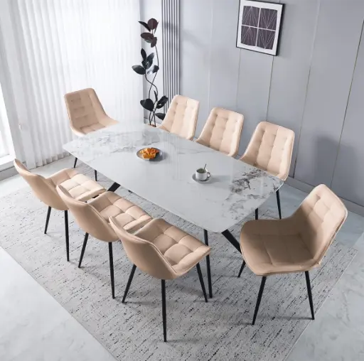 Dining Table + 8 Chairs
