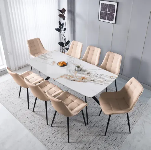 Dining Table + 8 Chairs