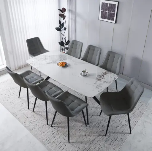 Dining Table + 8 Chairs