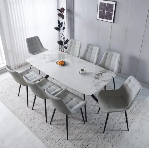 Dining Table + 8 Chairs