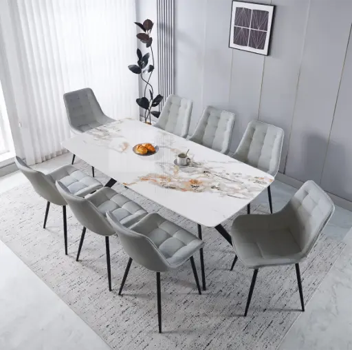 Dining Table + 8 Chairs