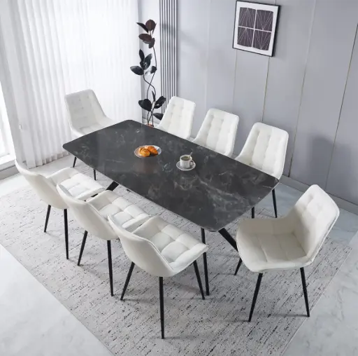 Dining Table + 8 Chairs