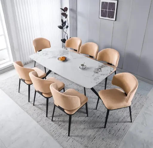 Dining Table + 8 Chairs