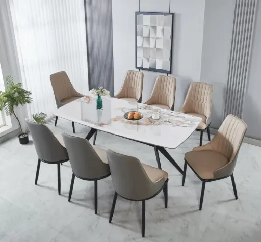 Dining Table + 8 Chairs