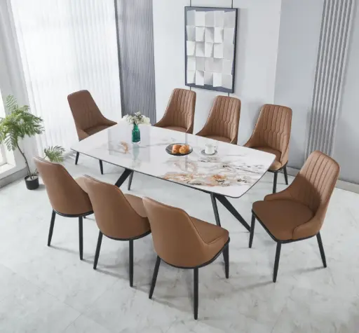 Dining Table + 8 Chairs