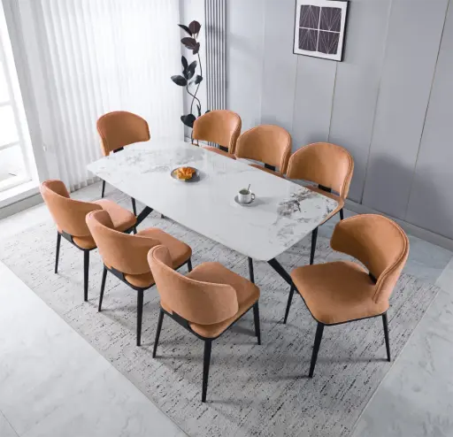Dining Table + 8 Chairs